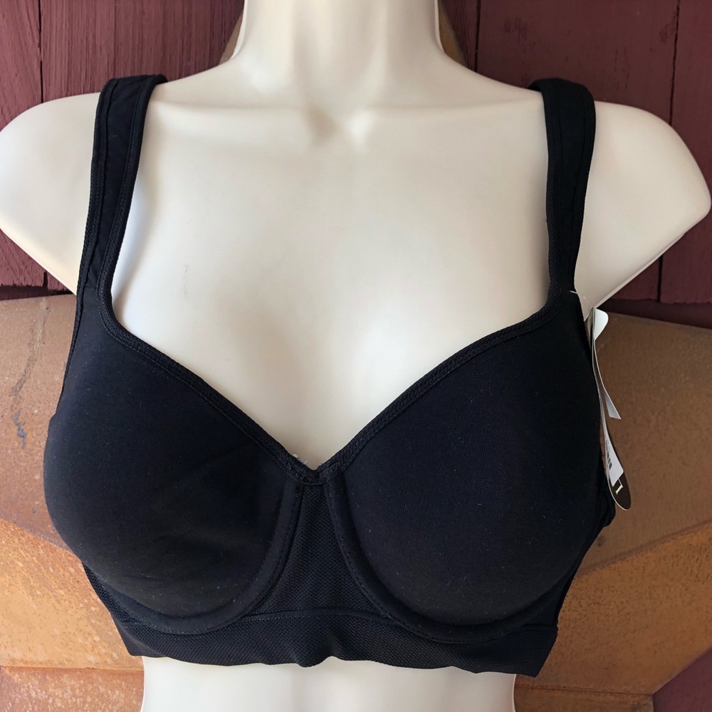 LeMystere Energie Style 320 Black Sports Bra 32C